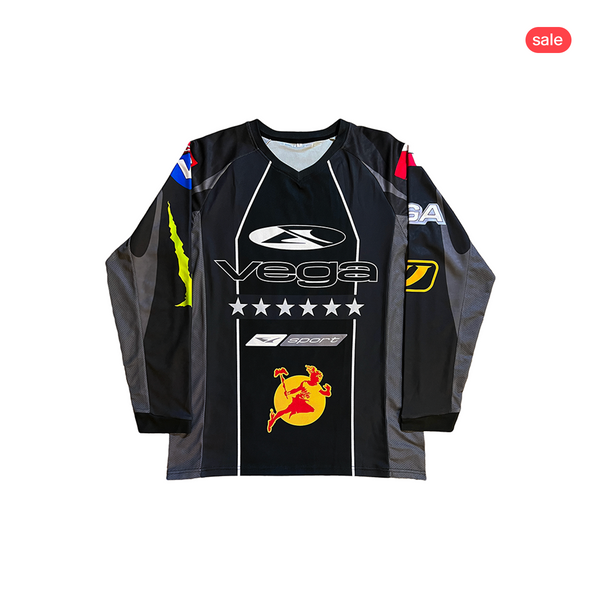 CORSA, black mx jersey